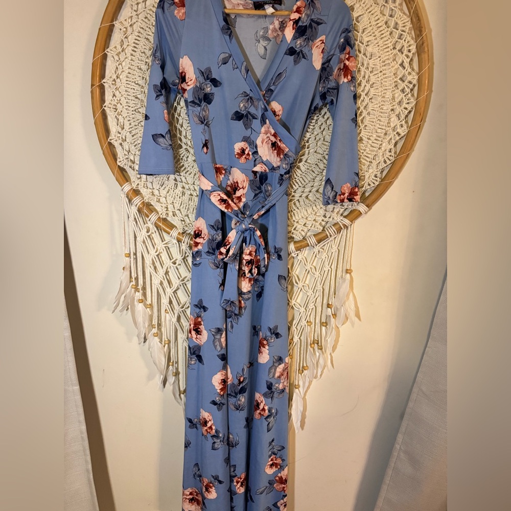 Floral Wrap dress